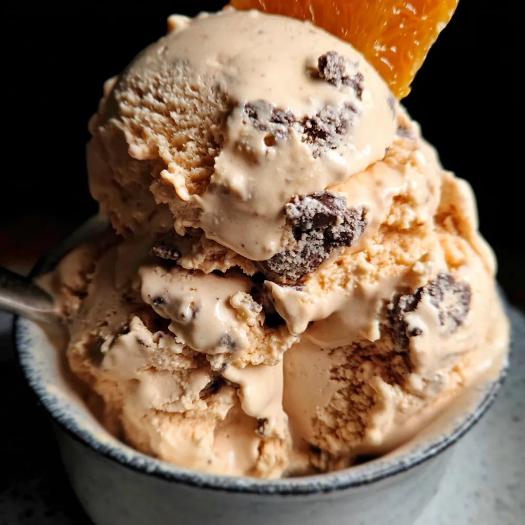 Decadent Chocolate Orange Ice Cream - The Ultimate Citrus Chocolate Bliss with Velvety Smooth Perfection - tertiary view